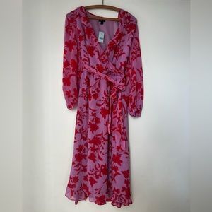 Floral Ruffle MIDI Dress